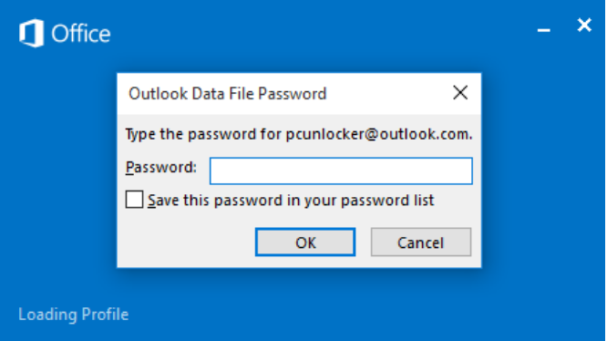 How to Remove Password from PST File