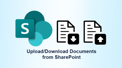 upload/download documents from sharepoint