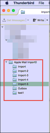 view all mail data in thunderbird