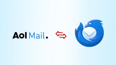 migrate aol to thunderbird