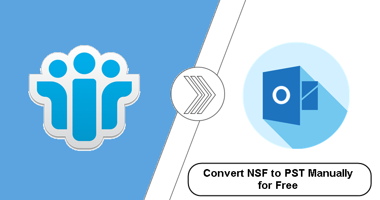 convert nsf to pst manually