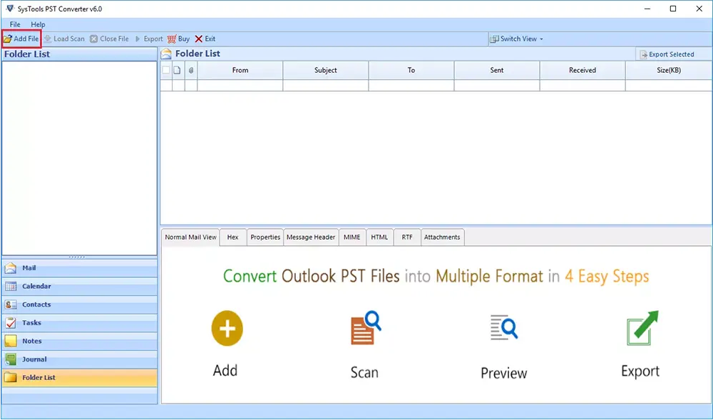 start pst to pdf converter