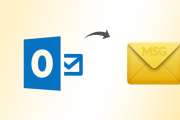 save Outlook email as msg