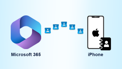 Add office 365 contacts to iphone address book