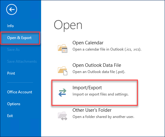 open-and-export