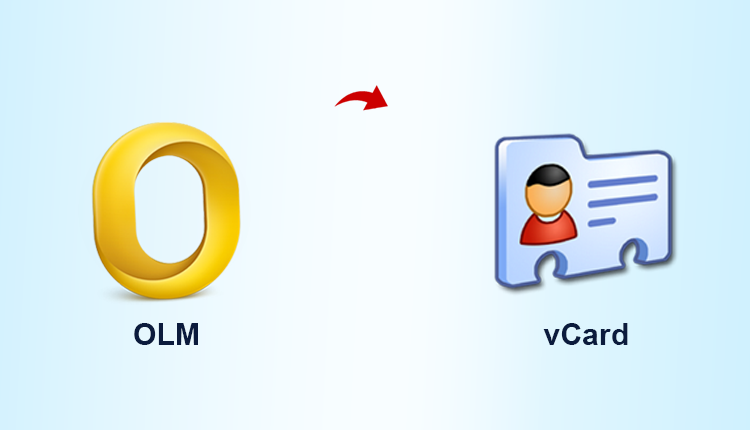 convert olm to vcard