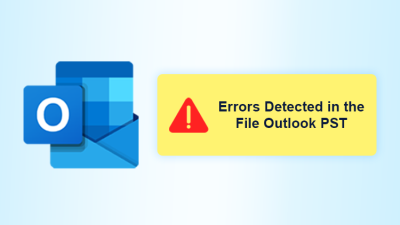 errors detected in the file outlook pst