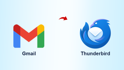 import gmail emails to thunderbird