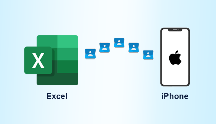 import contacts from excel to iphone